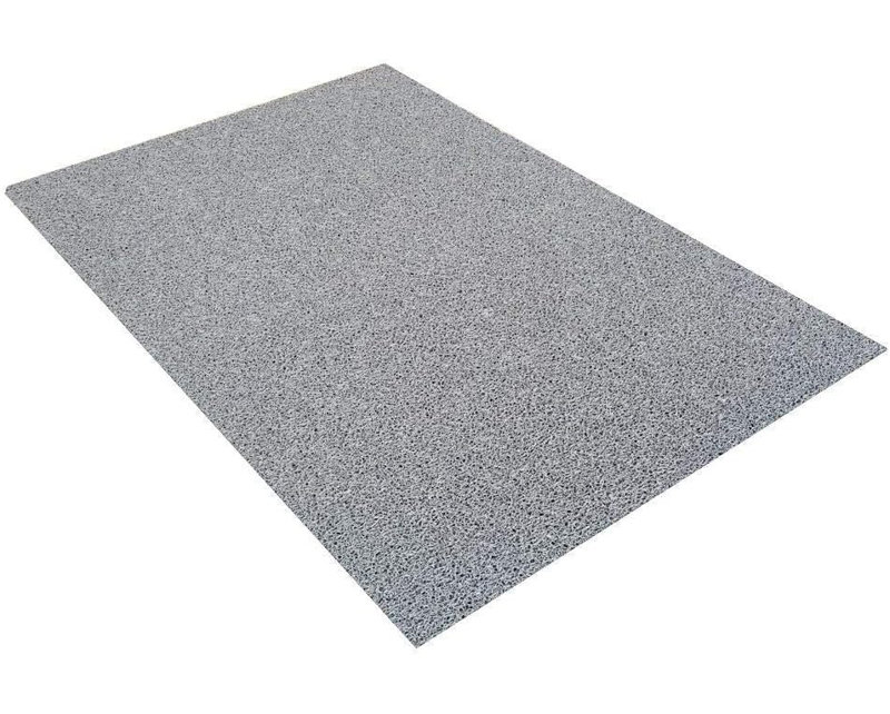 VinLoop Vinyl Spaghetti Drainage Mat for Pool, Bathroom, Locker Room, Shower, Simple - L 96 po x l 48 po, Gris