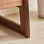Classic black walnut small bookcase