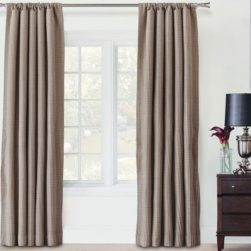 Aiden Room Darkening Curtain Single Panel, 48" W x 108" L