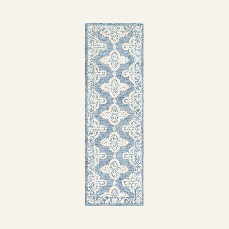 Hand Tufted Wool Oriental Indoor Rug, Runner 2'6" x 8'