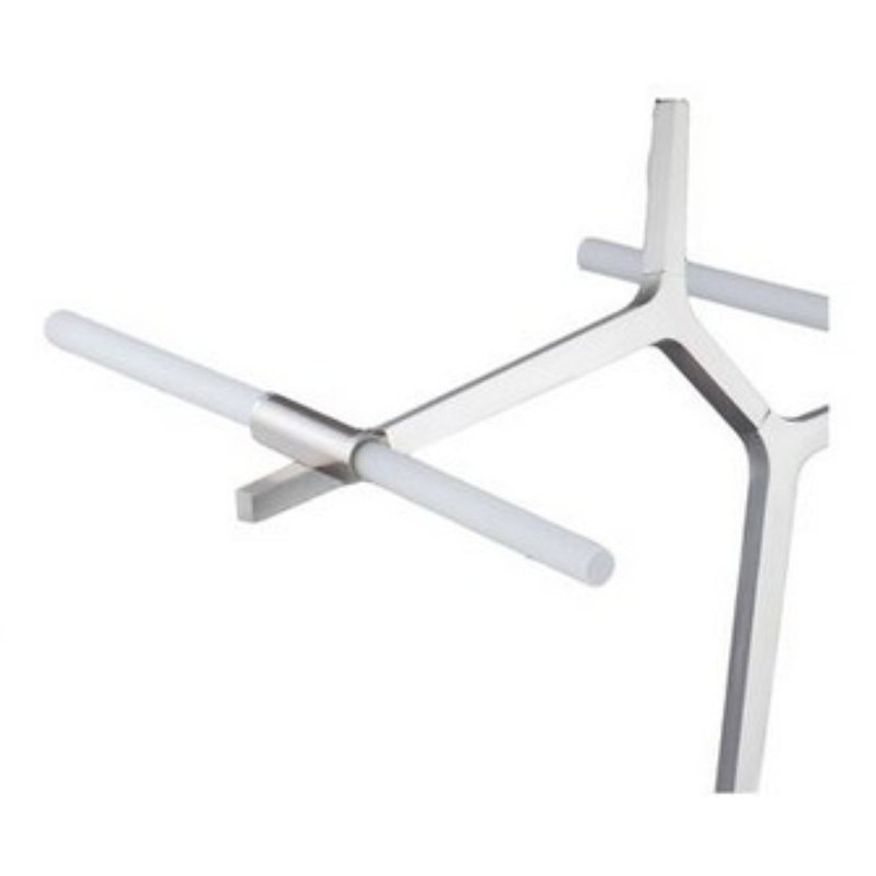 Lustree linéaire 6 lumières spoutnik modern Analia, Nickel