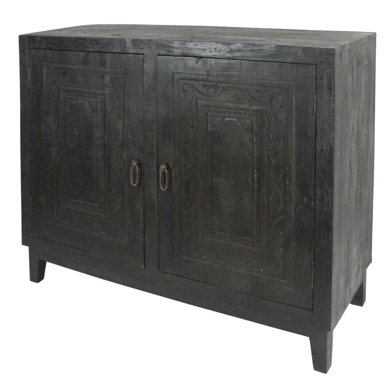 Ajene 45.5'' Solid Wood Sideboard
