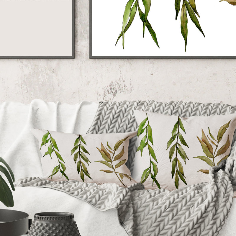 Floral Throw Pillow