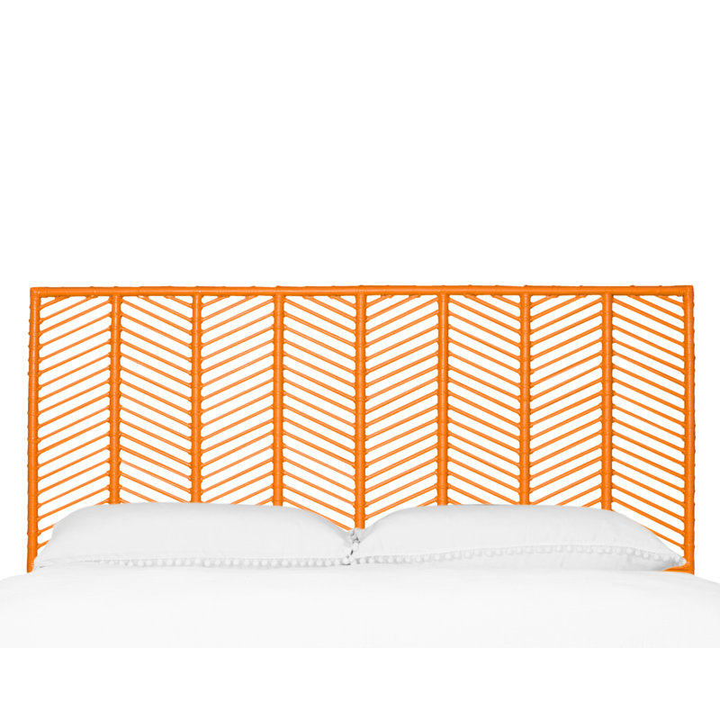 Liam Headboard, King, Citrus Orange