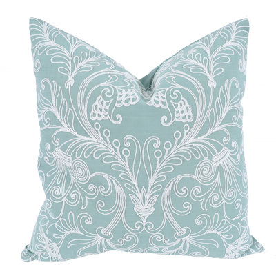 Embroidered Throw Pillow
