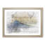 Hot Air Balloons Above Mount Fuji in Abstract - Picture Frame Graphic Art Print-55763676-55763678