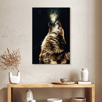 Loup noir et brun Brampt