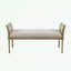 Banc rembourré en mélange de polyester Bashiri