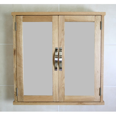 Kelli Solid Wood Mirror Cabinet