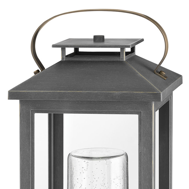 Atwater 21.5'' H Ash Bronze Pendant, Bronze cendré