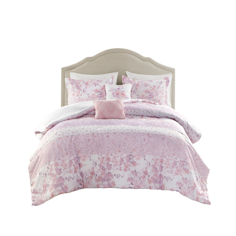 Floral Paisley Comforter Set Full/Queen