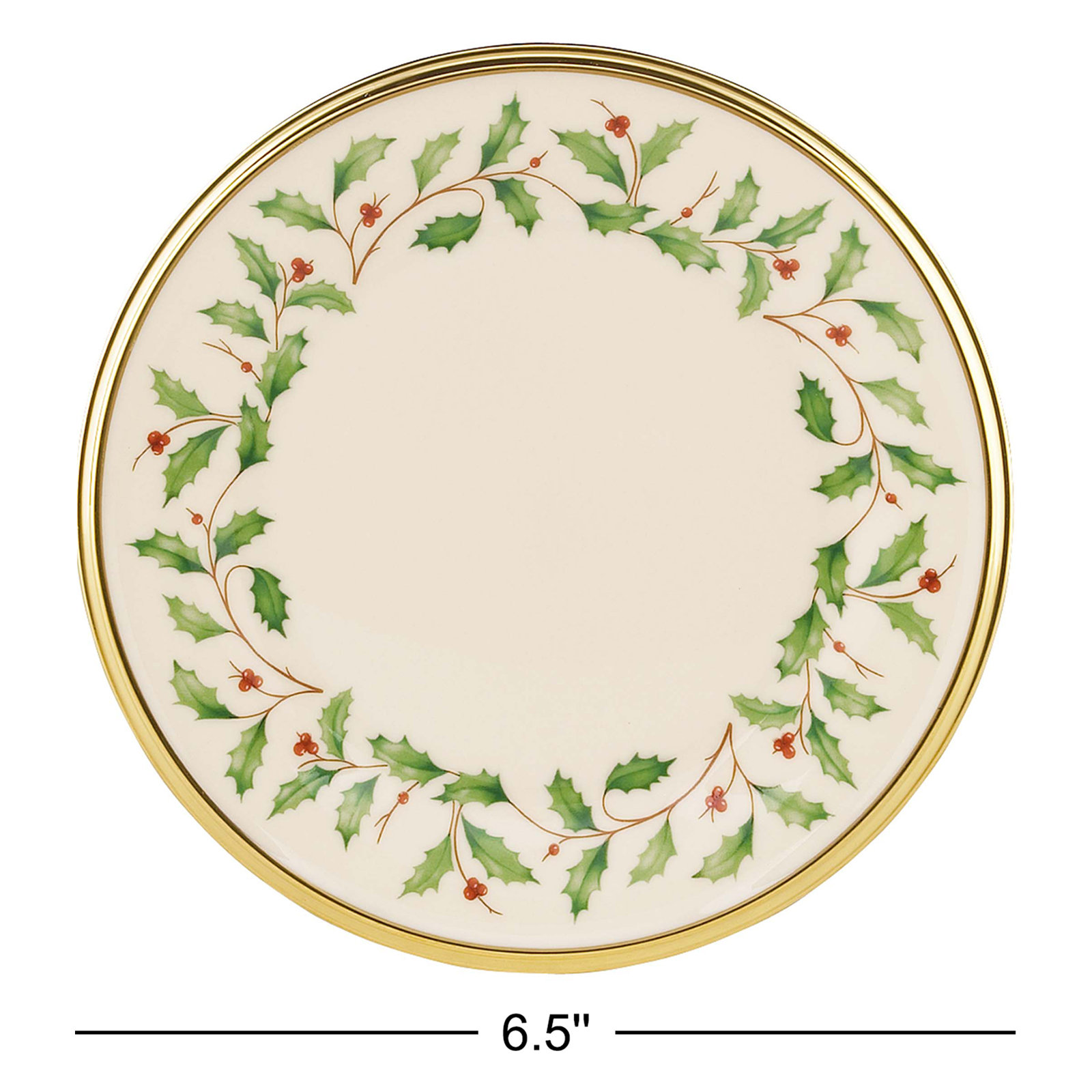 Lenox Holiday 7" Bread and Butter Plate