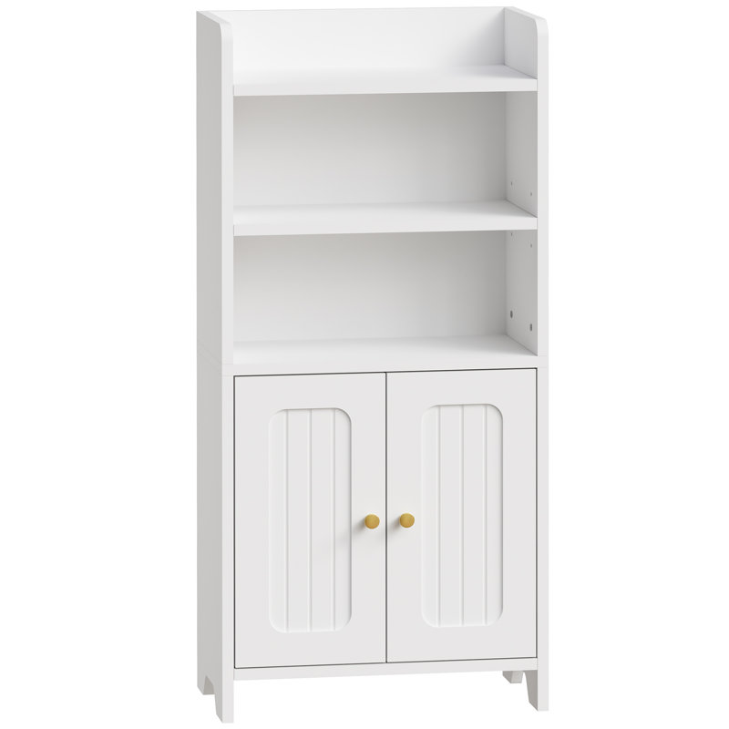Armoire de rangement pour salle de bain avec portes et tablettes réglables H 31,5 po x l 14,8 po x P 7,9 po Holtby