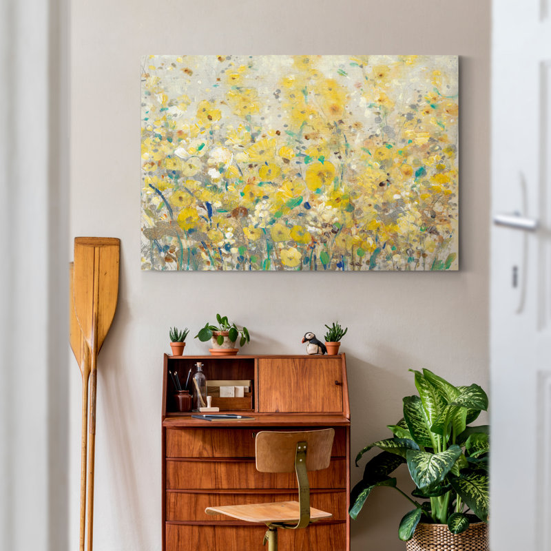 " Cheerful Garden I ", 48" H x 32" W x 1" D