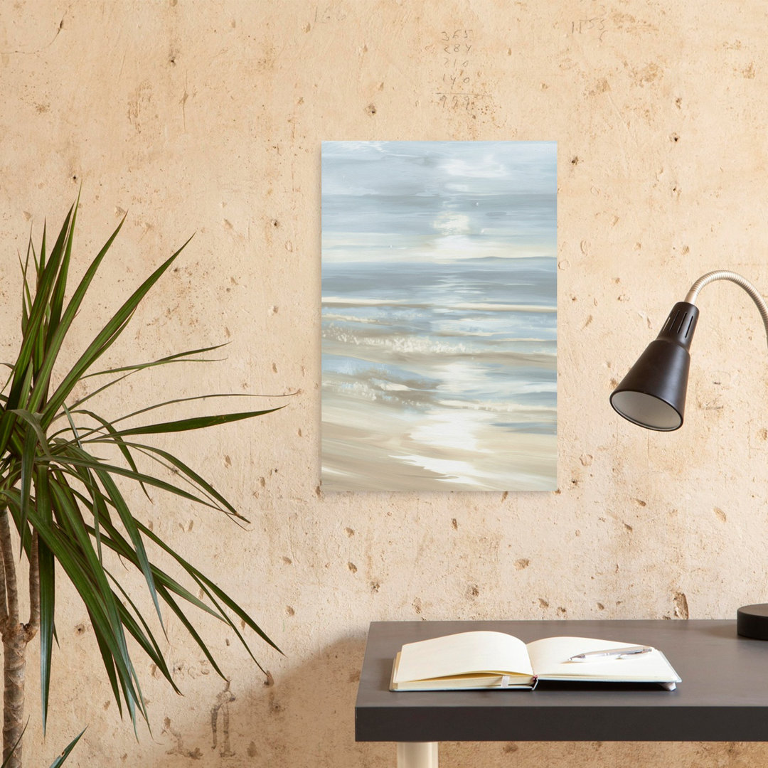 Quiet Shore Peaceful Tranquil Abstract Coastal Wall Art Print