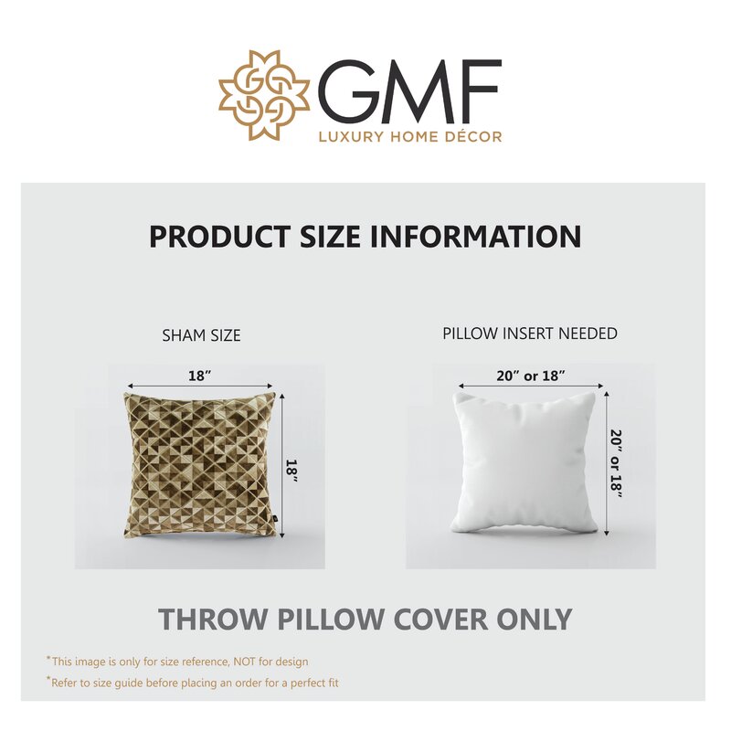 GMF Shanghai Texture Chevron Pillow Cover | Wayfair