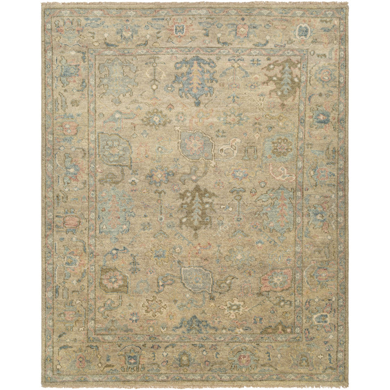 Biscayne Wool Oriental Area Rug, Rectangle 2' x 3'