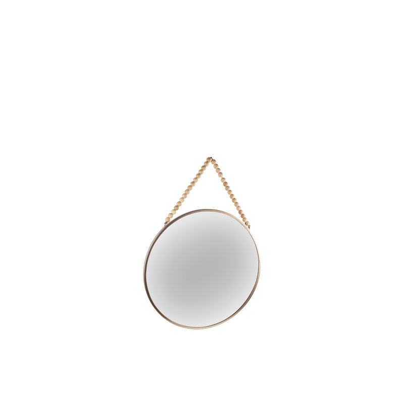 Miroir d'appoint Jazmyne, Champagne, 24,25 po x 24,25 po