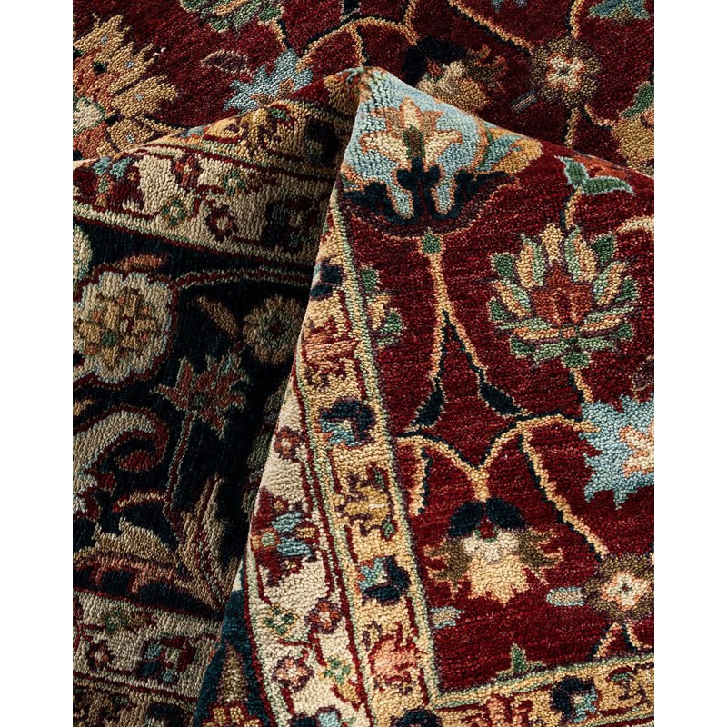 Overdyed One-of-a-Kind 9' 1" X 11' 9" Hand Knotted Area Rug