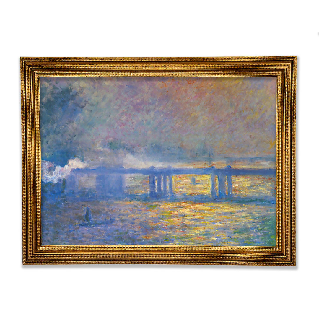 Charing Cross Bridge von Monet - Einzelne Bilderrahmen Kunstdrucke