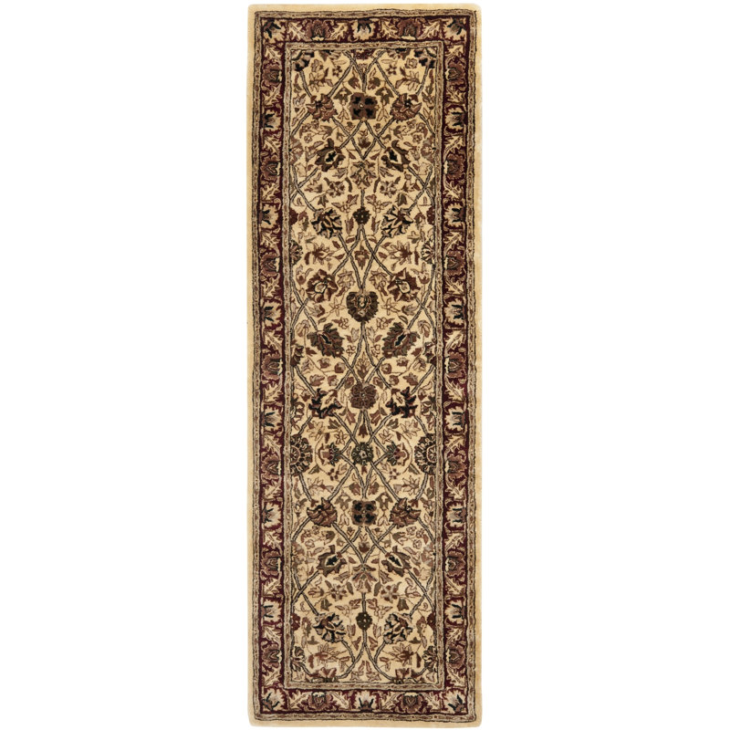Evie New Zealand Wool Floral Rug, Runner 2'6" x 10'