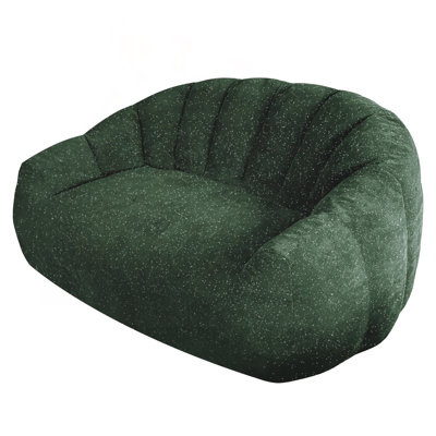 Bear Paw Sofa with Spacious Design and Plush Fabric