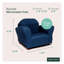 Fauteuil club Weybridge, microsuède rond-1896381991