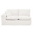 107'' Modern Boucle L-Shaped Sectional Sofa With Moveable Ottoman For Living Room, Comfy Cloud Couch With Pillows, Diy Combination-755075528