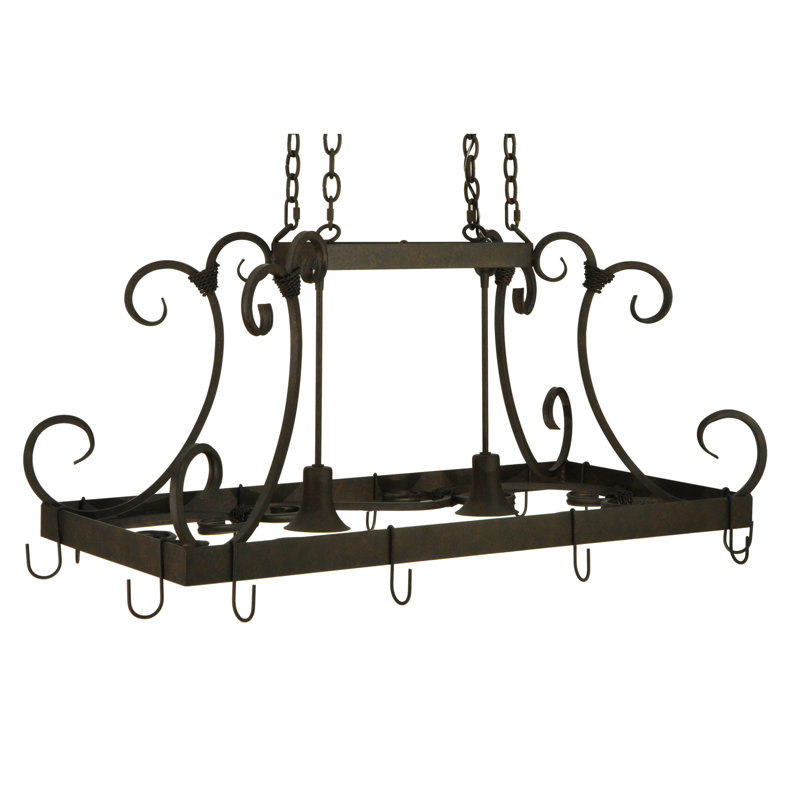 2 Light Pot Rack
