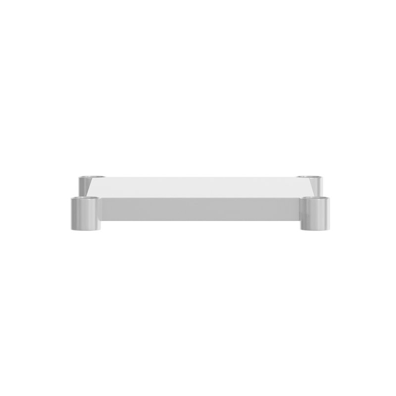 Galvanized Steel Adjustable Add-On Work Table Restaurant Shelf for Work Tables, 18" x 24"
