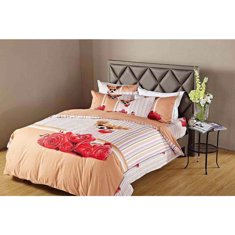 Modern & Contemporary Cotton Duvet Cover, Queen Duvet Cover + 5 Additional Pieces