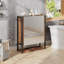 485mm W 600mm H Framed Medicine Cabinet Mirror Fixed