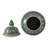Decorative Bird And Flower Temple Jar With Lid -  Tall Home Decor Accent For Coffee Table - Versatile Jar Or Vase For Office Desk - Green & White-1131632572