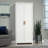 Miscellaneous Storage 2-Door Shaker Storage Cabinet In White