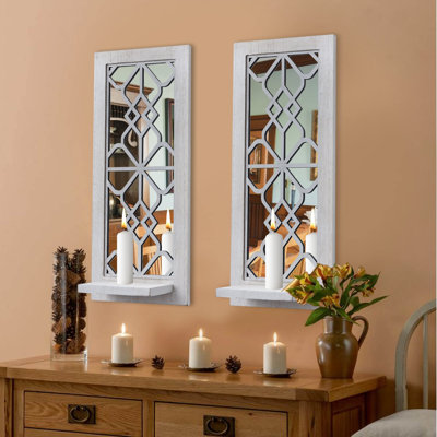 2-piece Wall-mounted Candle Holder Set