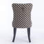 Chaises de salle à manger en velours classique-1301875626