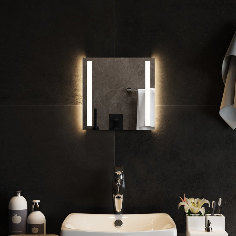 Kareny Flat Wall Mirror, 30cm H x 30cm W