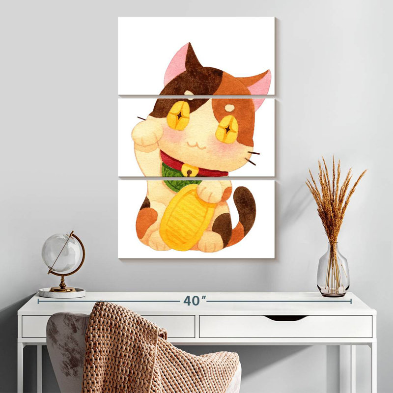 Brampt Chinese Cat, 32" H x 20" W