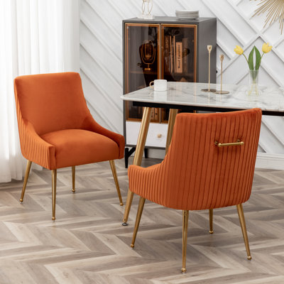 Baudel 19.7'' H Tufted Velvet Upholstered Side Chair