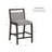 Skylar Upholstered Grey Counter Stool-1467439908