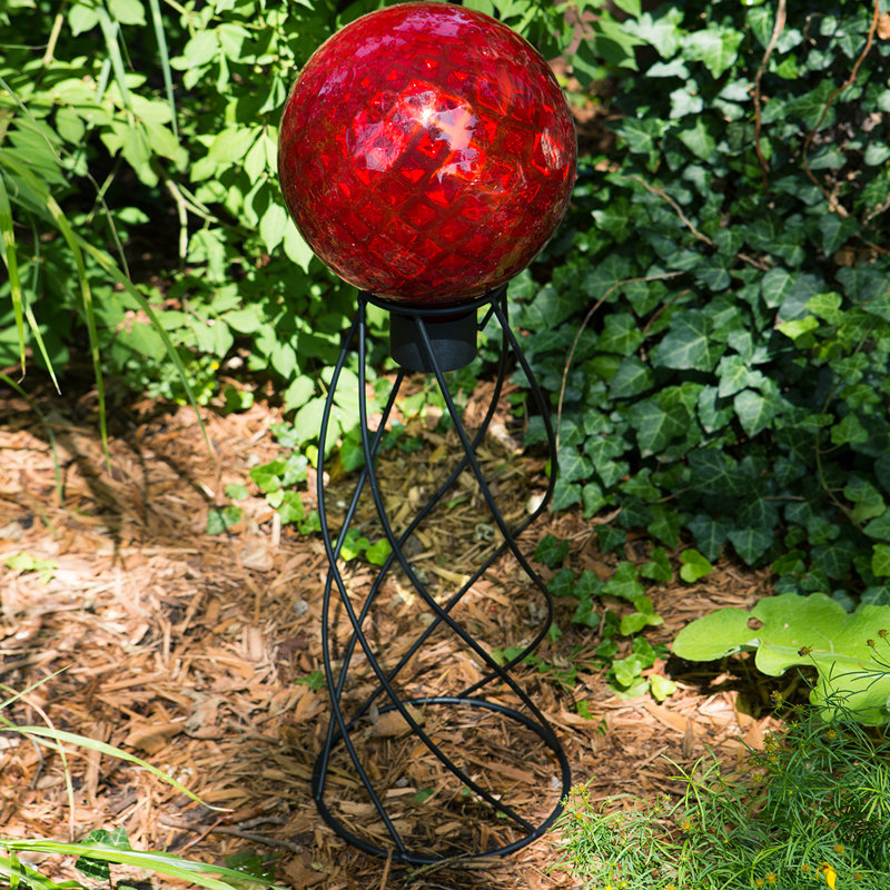 Dazey Weather Resistant Metal Landscape & Nature Gazing Ball Stand