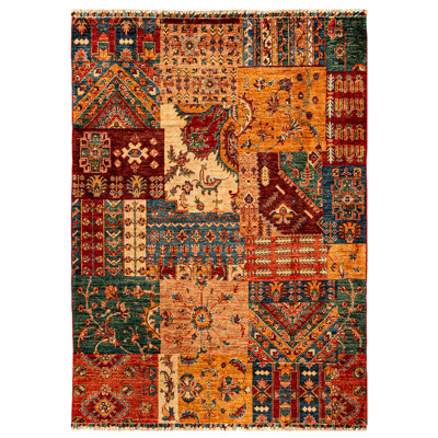 Wool Southwestern Area Rug