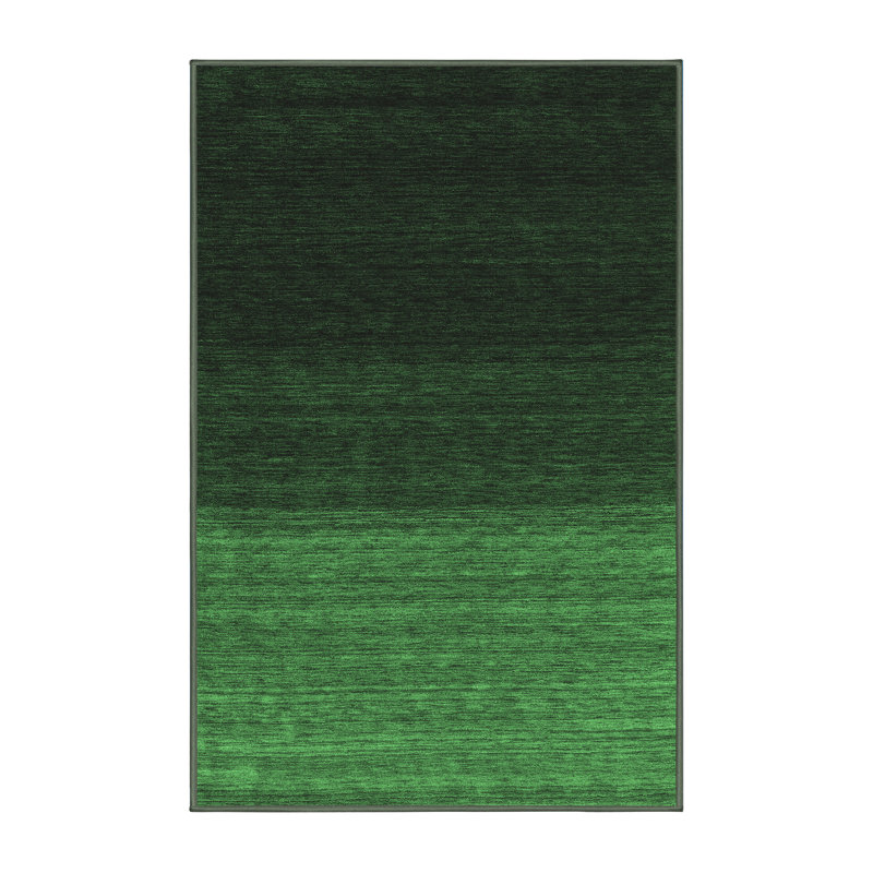 Washable Abstract Indoor Rug, Rectangle 4' x 6'