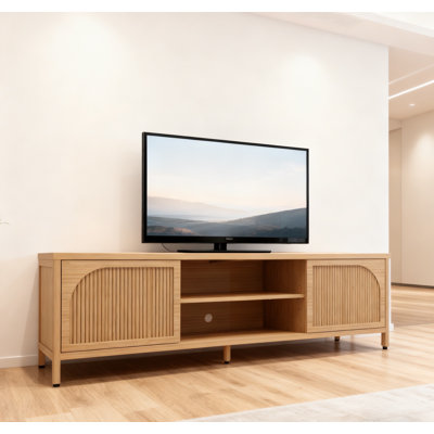 Bamboo Tv Cabinet,natural
