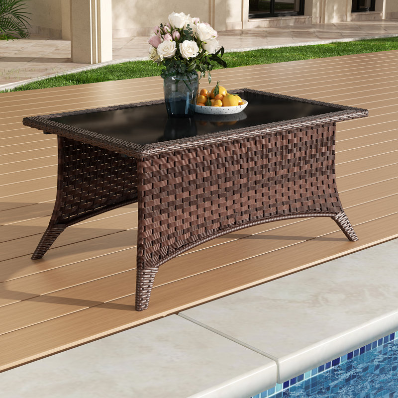 Table basse d'extérieur