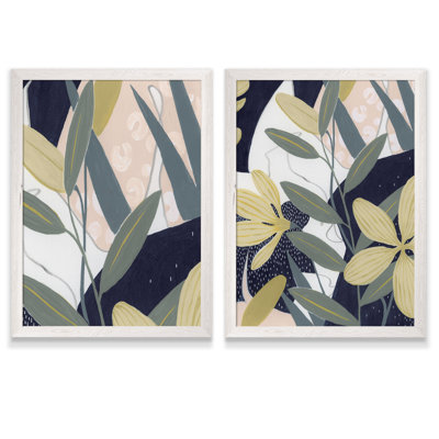 " Flores Noche II " by Vincent Van Gogh 2 - Pieces
