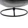 Anouk Tufted Back Type Swivel Base Accent Chair with Ottoman