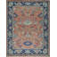Tapis traditionnel en laine rouille noué à la main Oushak