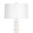 Fishbone Buffet Table Lamp (White)