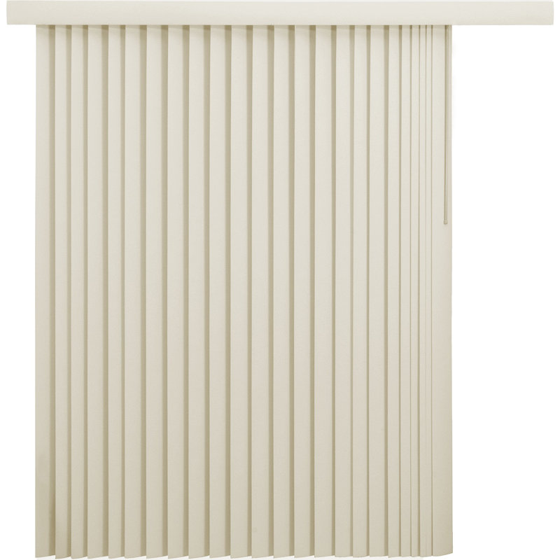 Room Darkening Vinyl Vertical Blind, Alabaster